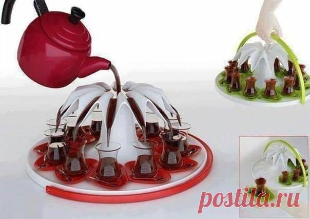 Когда в доме много гостей.