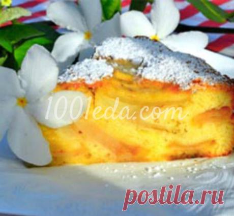 Шарлотка с яблоками и с творогом - Почта Mail.Ru