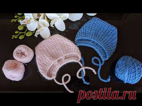 Шапочка и боди. Часть 2. Вяжем шапочку (продолжение).