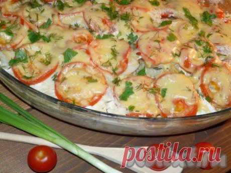 Запеканка картофельная с рыбой
