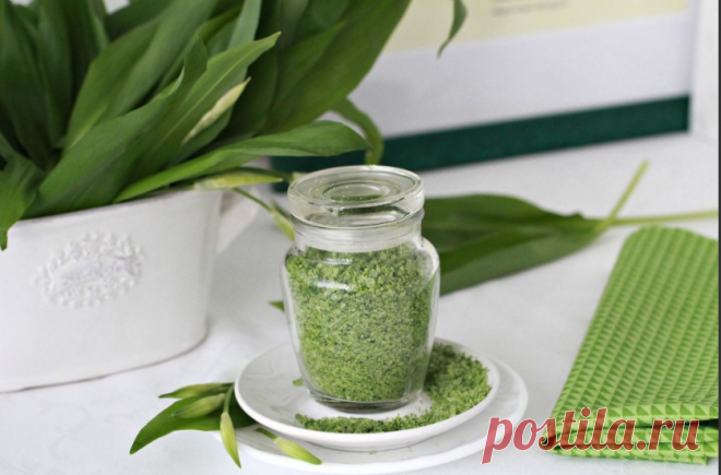 Соль с черемшой