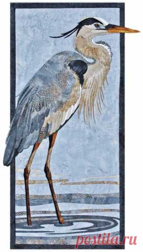 KeepsakeQuilting Great Blue Heron Wall Quilt Kit