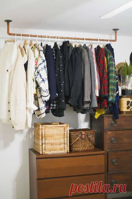 Потолочная вешалка из труб — Сделай сам, идеи для творчества - DIY Ideas
