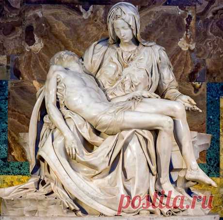 &quot;оплакивающая христа&quot;- первая пьета созданная Микеланджело