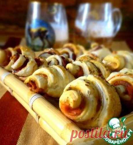 Закусочные рогалики к пиву - кулинарный рецепт
