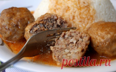 Тефтели в подливе — Домашняя кулинария