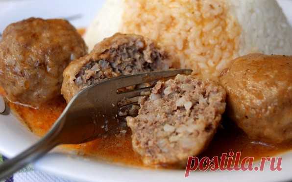 Тефтели в подливе — Домашняя кулинария