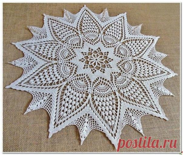 Вяжем салфетки