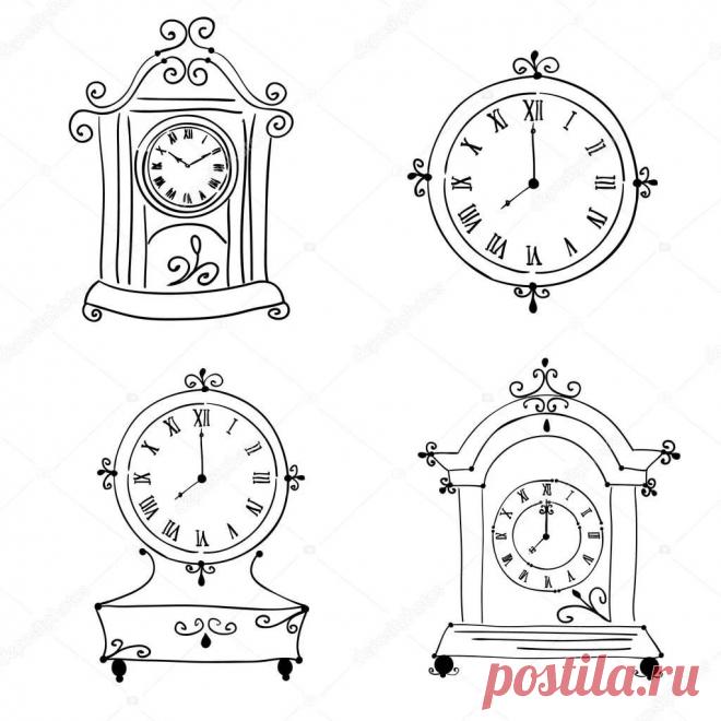 старинные часы картинки нарисованные: 14 тыс изображений найдено в Яндекс.Картинках