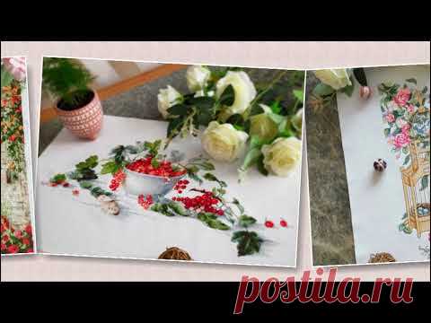 Отчет За Июль 2021/СП "Райский сад" (птицы, цветы, бабочки)/вышивка крестом/#juliacreation