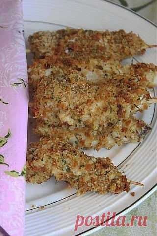 Запеченная курица на шпажках | Семья и дом