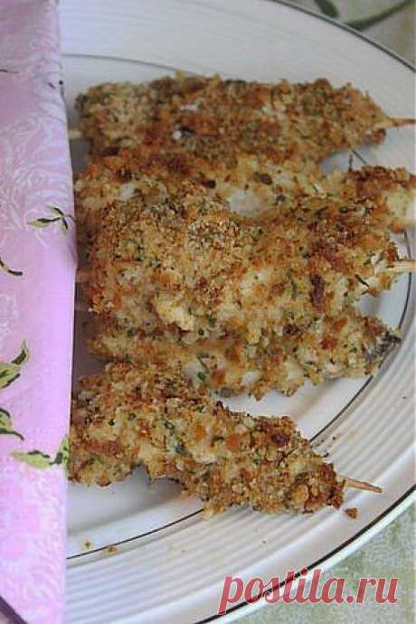 Запеченная курица на шпажках | Семья и дом