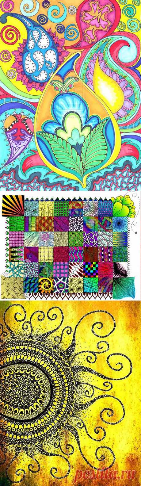 Современные направления в искусстве: Doodling, Zentangle и Zendoodle | ШКОЛА ДИЗАЙНА
