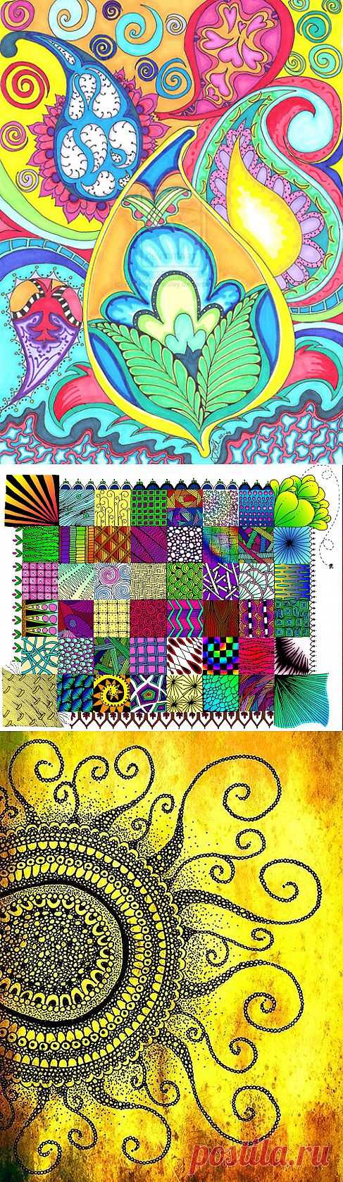 Современные направления в искусстве: Doodling, Zentangle и Zendoodle | ШКОЛА ДИЗАЙНА