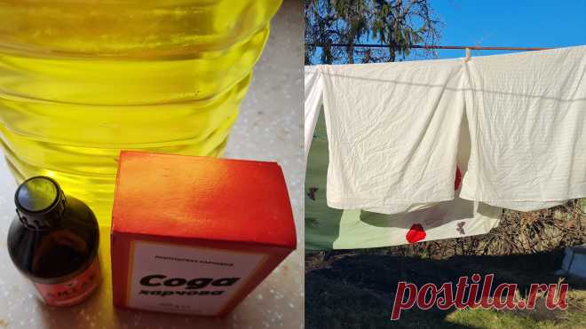 Домашнее средство для стирки вручную Когда немного стирки, не хочется заставлять трудиться стиральную машинку практически вхолостую. Но и руками поработать не горю желанием. Предпочитаю рецепт попроще, который сыграет в подобных случаях роль палочки-выручалочки. Ингредиенты на пятилитровую емкость: две столовых ложки соды; по три –