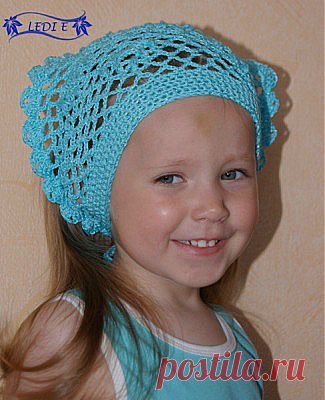 Ажурная косыночка на лето