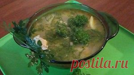 Рассольник с перловкой