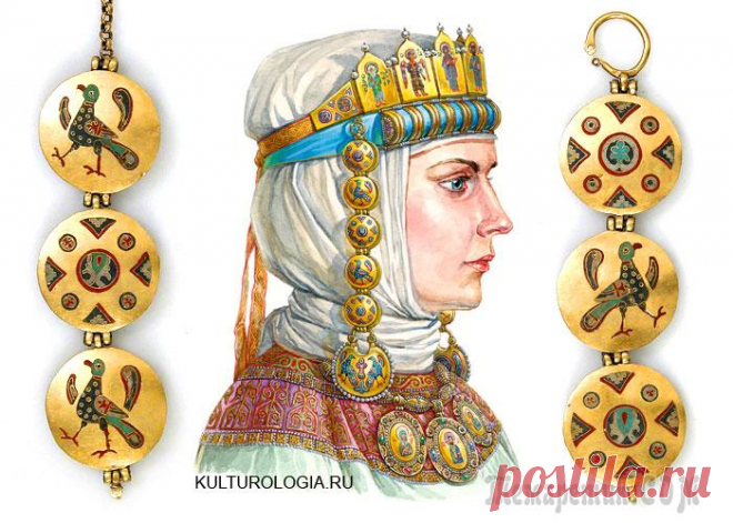 Какими были древнерусские женские головные уборы с рясами и колтами