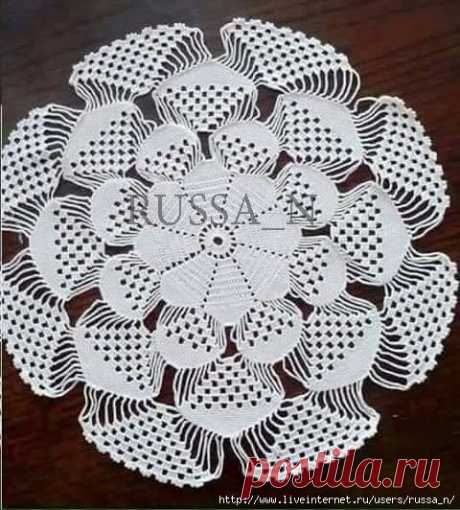 Очень красивая и необычная салфетка