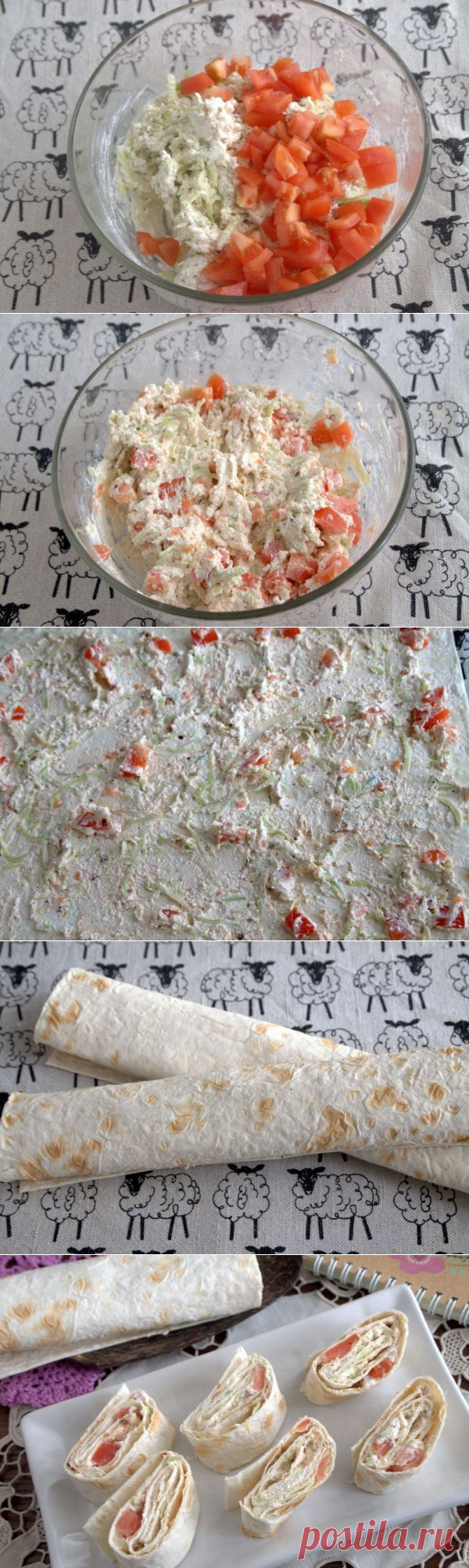 Закуска из лаваша с авокадо | CityWomanCafe.com