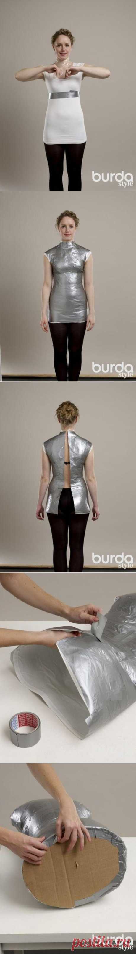 Индивидуальный манекен своими руками / Мастер-классы / Burdastyle