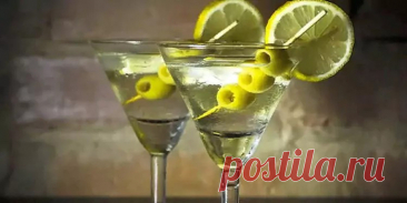 КОКТЕЙЛЬ *МАРТИНИ С ОЛИВКОЙ*: 5 ЛУЧШИХ РЕЦЕПТОВ