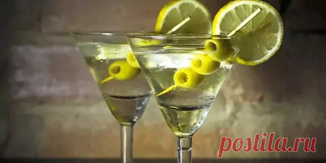 КОКТЕЙЛЬ *МАРТИНИ С ОЛИВКОЙ*: 5 ЛУЧШИХ РЕЦЕПТОВ