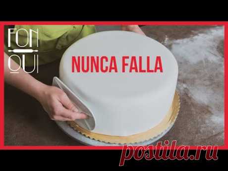 🔥 Cómo hacer FONDANT PROFESIONAL paso a paso | FonQui repostería