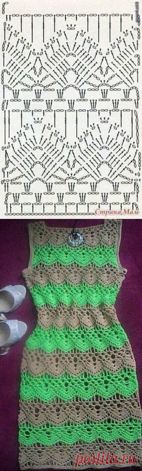 Хорошенький узор для летнего платья