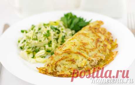 Драник с куриной начинкой