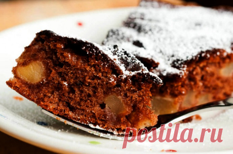 Шарлотка шоколадная