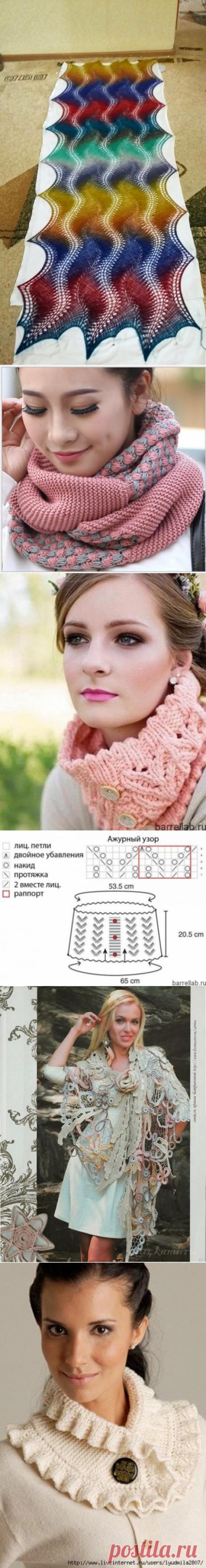ШАРФЫ шали | Тая😍😻ღ•°˜”*°•.♥.•  Туман✔  | Идеи и фотоинструкции бесплатно на Постиле