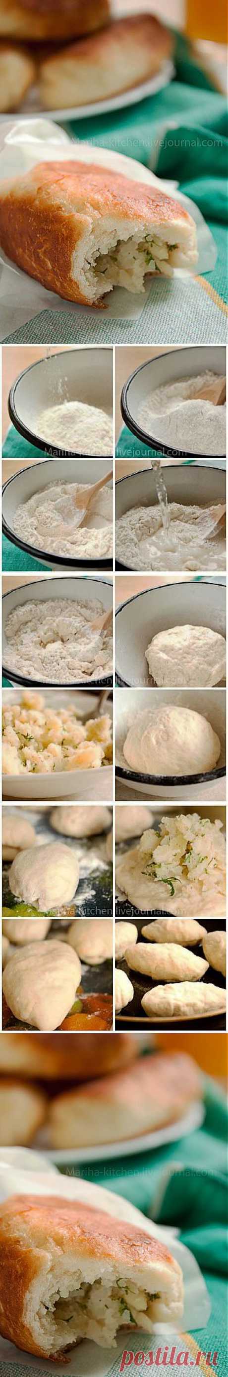 Пирожки с картошкой (постные) — рецепт с пошаговыми фото. Foodclub.ru