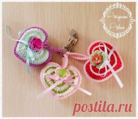 Amigurumi Aşkına: Kalp Anahtarlık Nasıl Yapılır-Resimli anlatım