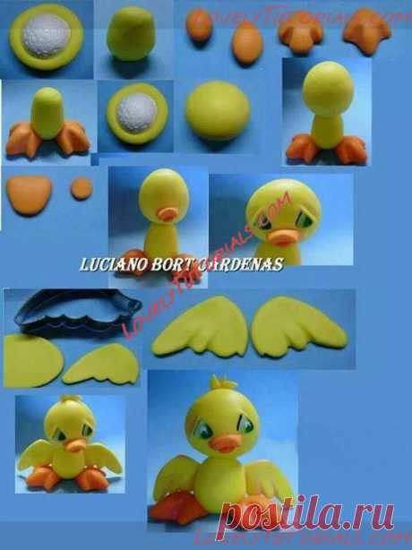 утенок - Страница 4 - Мастер-классы по украшению тортов Cake Decorating Tutorials (How To's) Tortas Paso a Paso