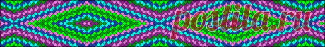 Normal Friendship Bracelet Pattern #8237 - BraceletBook.com