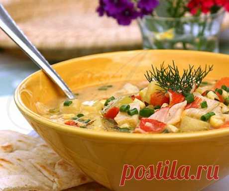 Кукурузный суп с крабовыми палочками (Spring Chowder)