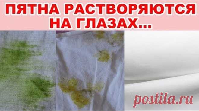 КАК ВЫВЕСТИ ПЯТНА С ОДЕЖДЫ ЛЕГКО и ПРОСТО? Домашний пятновыводитель – ПАЛОЧКА-ВЫРУЧАЛОЧКА!