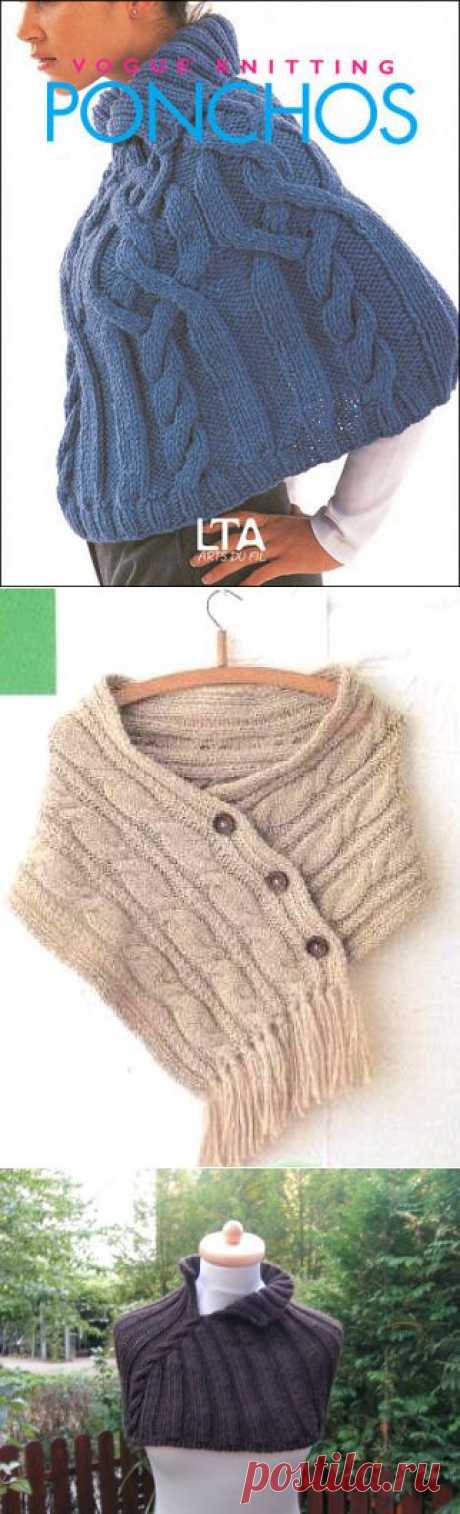 TRICO y CROCHET-madona-mía: Ponchos en trico-modelos