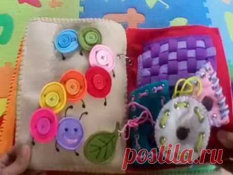 DIY Cute Quiet Book #1 Busy Book - Adorable Kids Home Activity