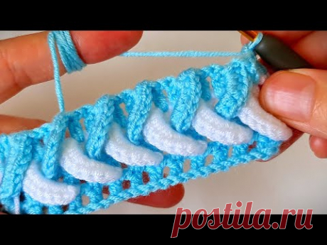 Yapımı çok kolay muhteşem yelek canta battaniye örgü modeli Knitting krochet baby blanket model