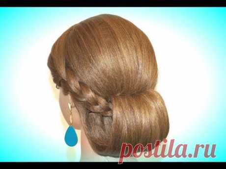 Wedding bridal updo. Hairstyles for long hair - YouTube