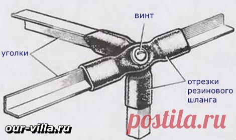 Теплица своими руками на шланге