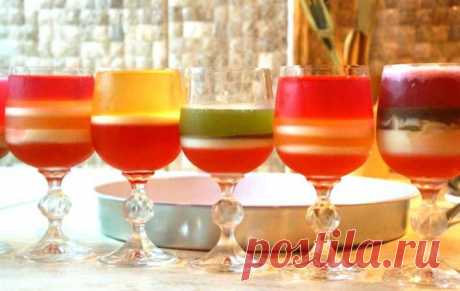 Желе слоями | Кашеварня