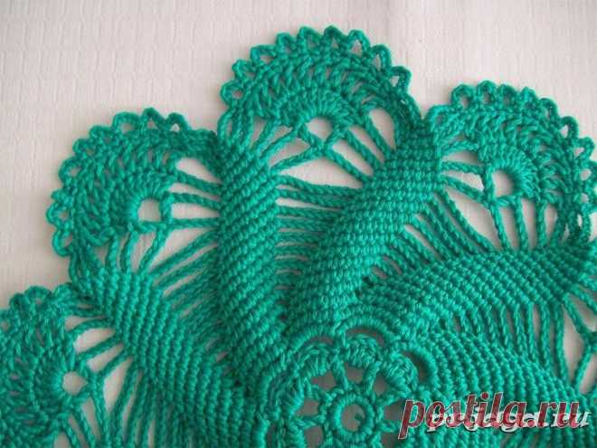 Красивые круглые мотивы крючком