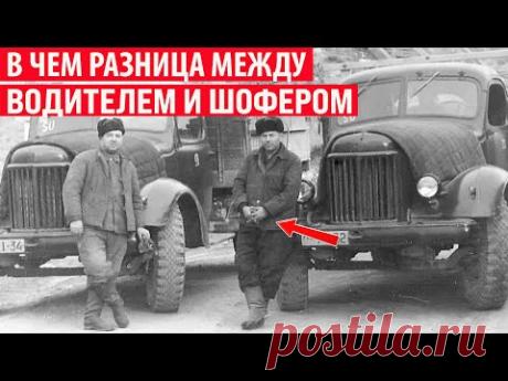 В чём разница между ВОДИТЕЛЕМ и ШОФЁРОМ? Секрет раскрыт!