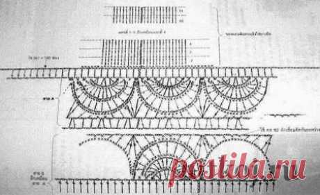 Стильная юбка крючком » Ниткой - вязаные вещи для вашего дома, вязание крючком, вязание спицами, схемы вязания