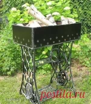Мангал из швейной машинки