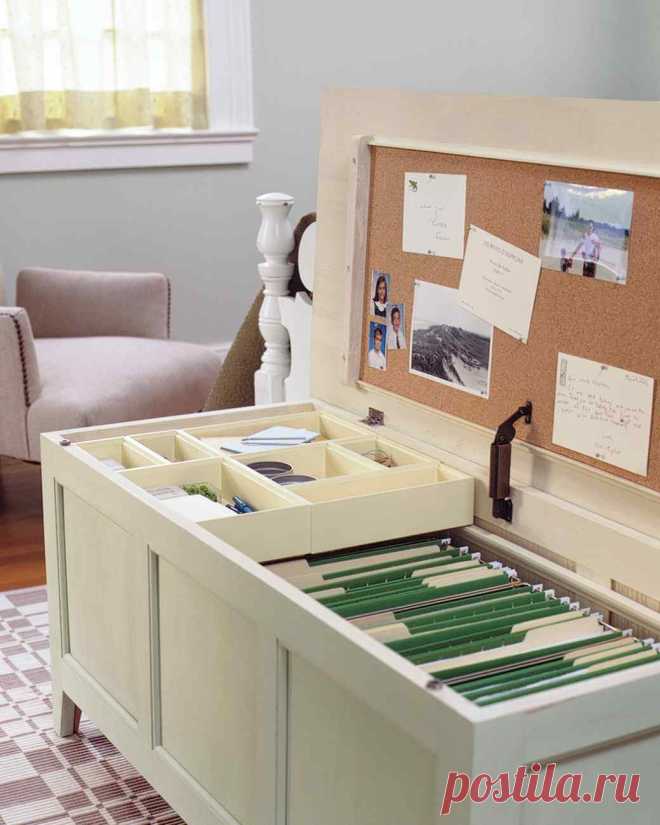 Office in a Chest | Martha Stewart