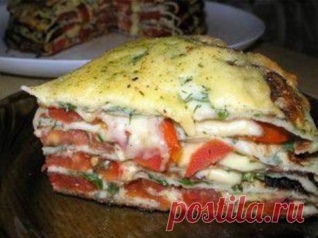 Блинный пирог | Лучшие рецепты с фото